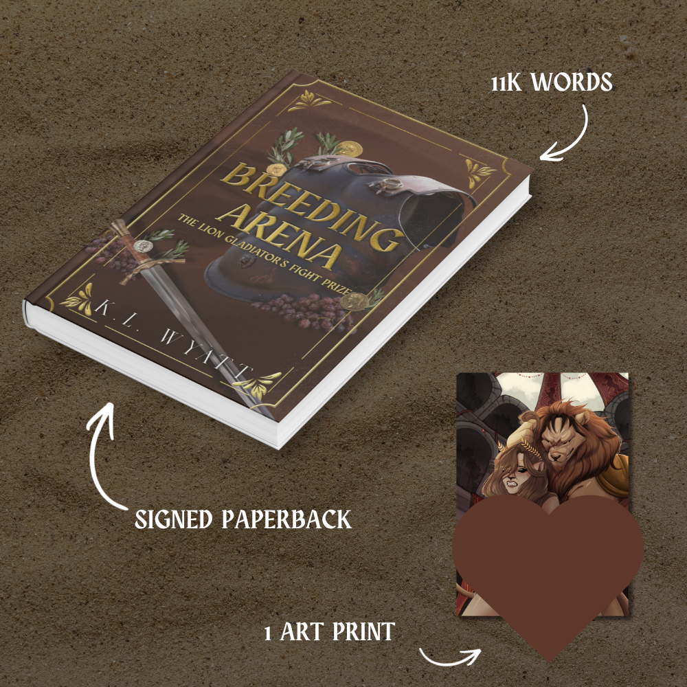 BA: The Lion Gladiator's Fight Prize Signed Paperback+Swag