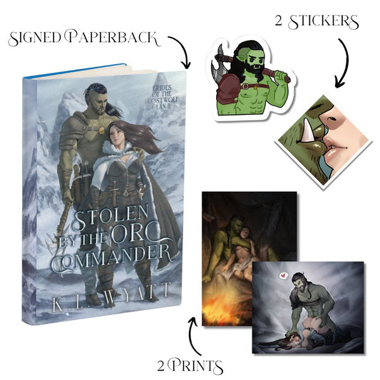 Stolen by the Orc Commander Signed Paperback+Swag