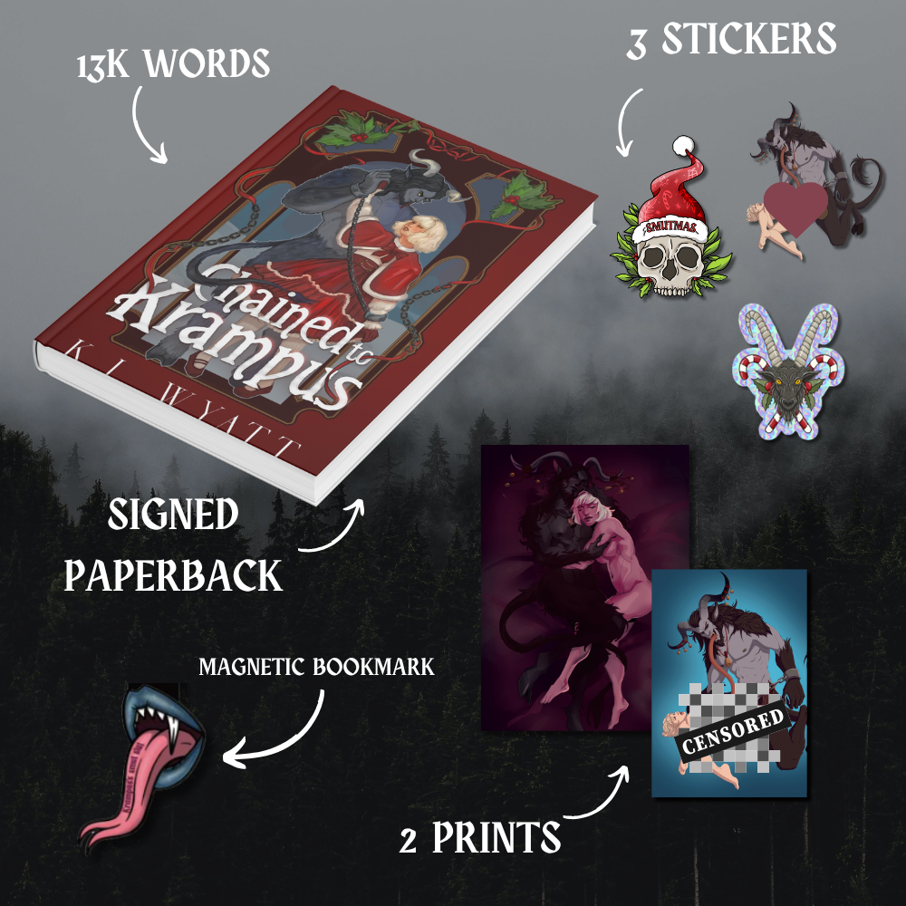 Chained to Krampus Signed Paperback+Swag
