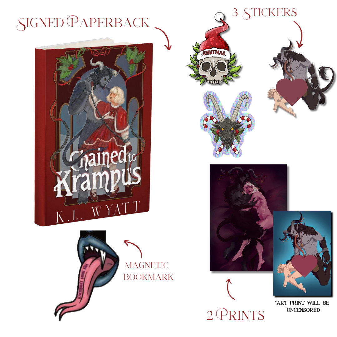 Chained to Krampus Signed Paperback+Swag