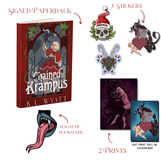 Chained to Krampus Signed Paperback+Swag