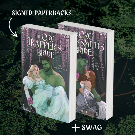 Orc Outcast Bundle- Signed Paperbacks+Swag