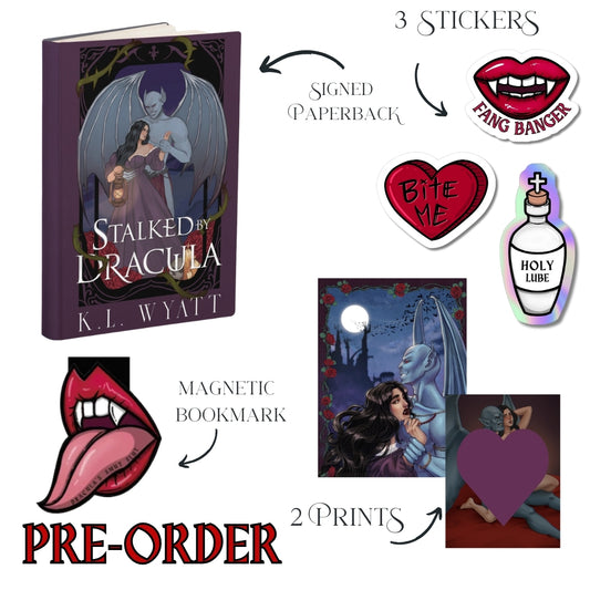 Stalked by Dracula Signed Paperback+Swag