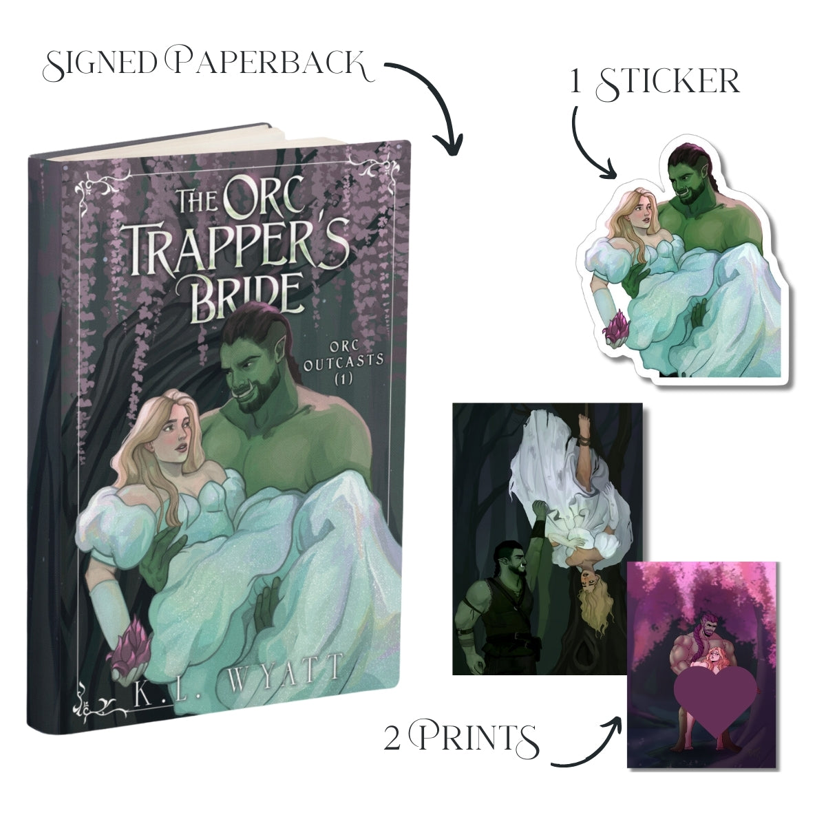 The Orc Trapper's Bride Signed Paperback+Swag